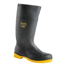 รองเท้าบู้ทนิรภัยหัวเหล็ก Rubber Boots